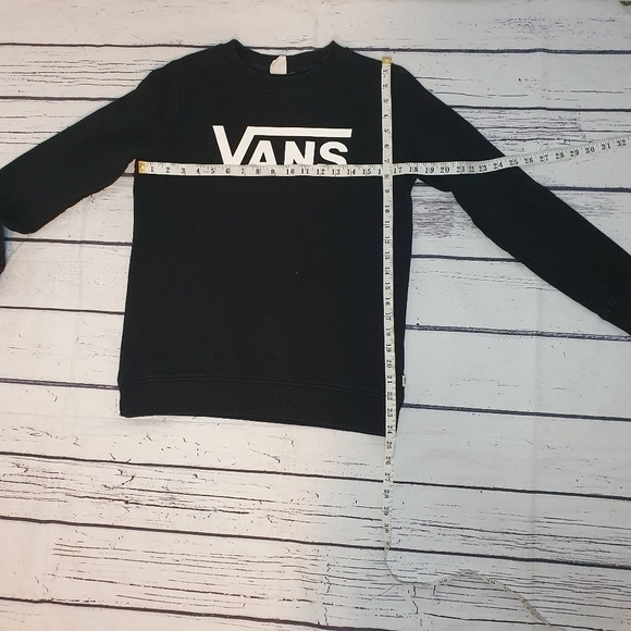 Van Classic Crewneck Unisex Sweatshirt In Black Size S/M - Picture 7 of 9